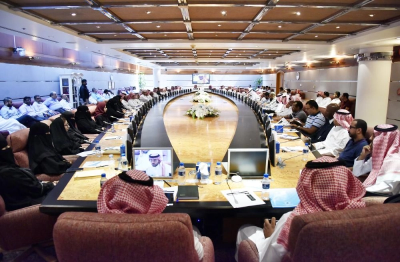 جانب من الورشة أمس (مكة)