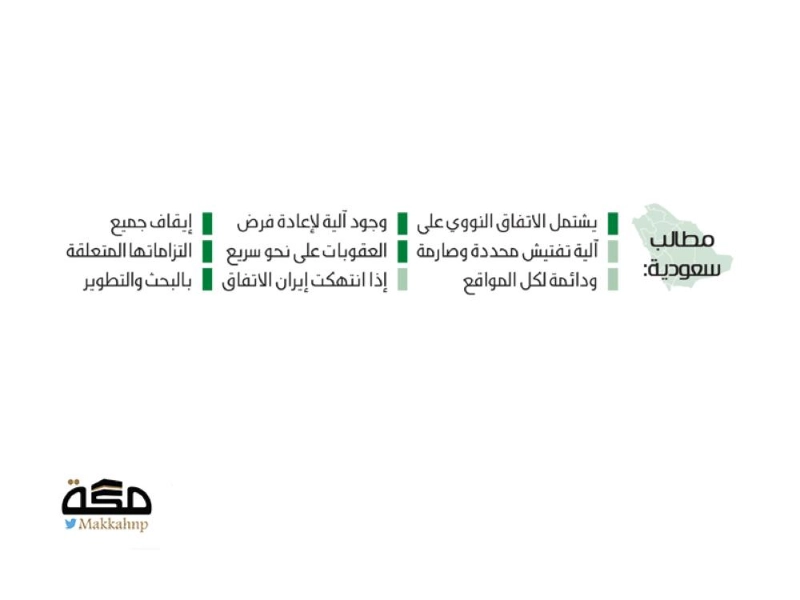 السعودية تطالب باتفاق دولي شامل لنووي إيران