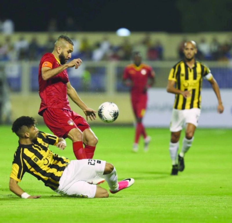من مواجهة ضمك والاتحاد أمس الأول في المحالة (مكة)