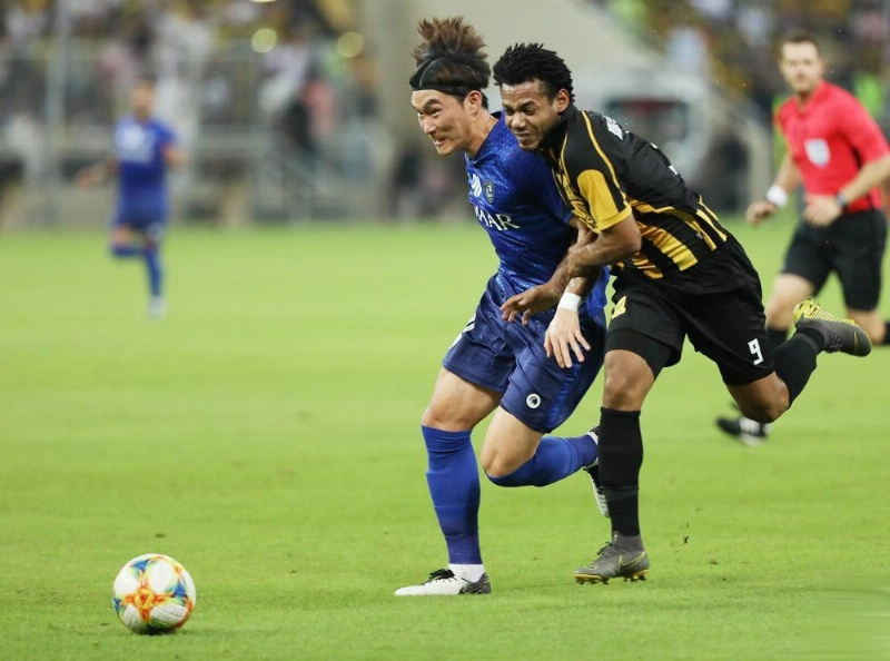 الاتحاد والهلال في مباراة الذهاب بجدة (إعلامي الاتحاد)