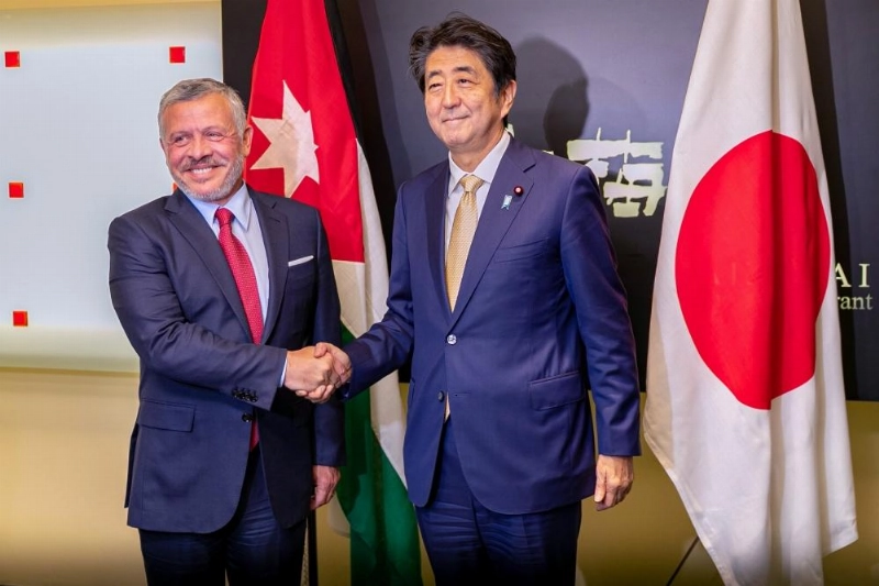 عاهل الأردن مع الرئيس الكوري الجنوبي (د ب أ)