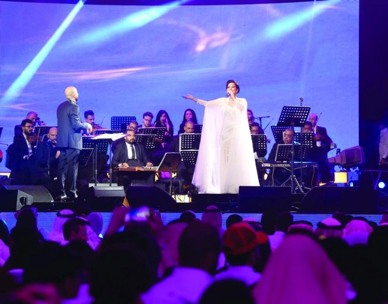 شيرين خلال الحفل (مكة)