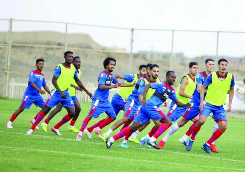 جانب من تدريبات أبها (إعلامي أبها)