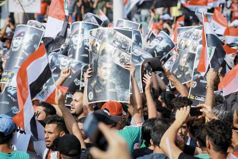 العراقيون يطالبون بعودة الساعدي (د ب أ)