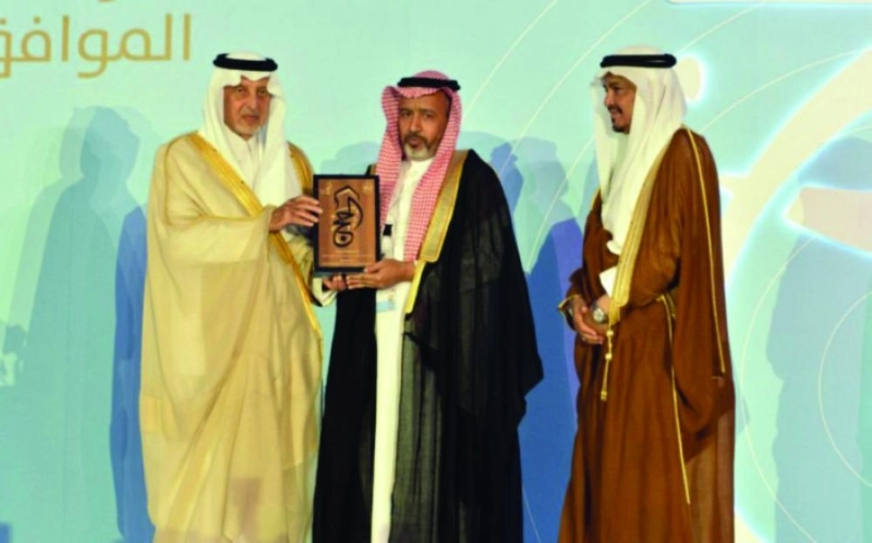 خالد الفيصل لدى تكريمة الرعاة (مكة)