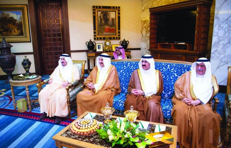 من مراسم الاستقبال (واس)