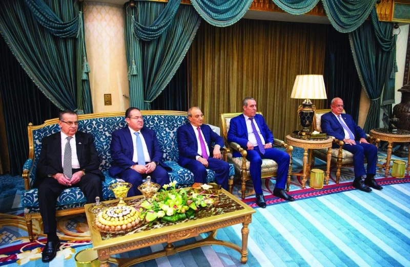 من مراسم الاستقبال (واس)