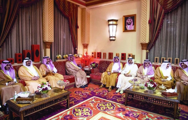 من مراسم الاستقبال (واس)