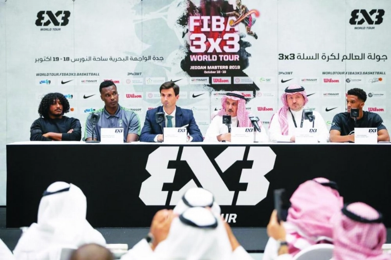 جانب من المؤتمر الصحفي لتدشين بطولة العالم (مكة)