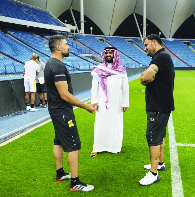سييرا والحائلي قبل تدريب سابق للاتحاد (إعلامي الاتحاد)