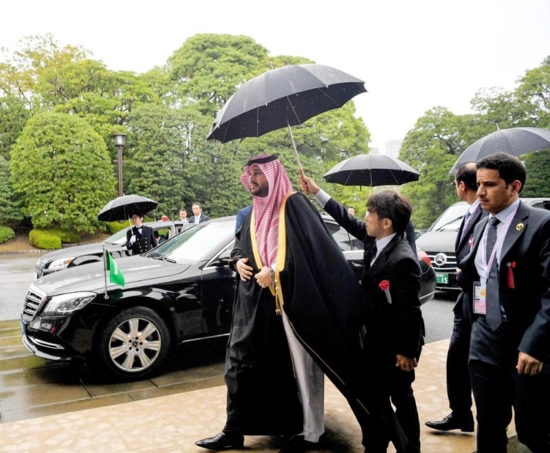 تركي بن محمد خلال مشاركته في مراسم التنصيب (واس)