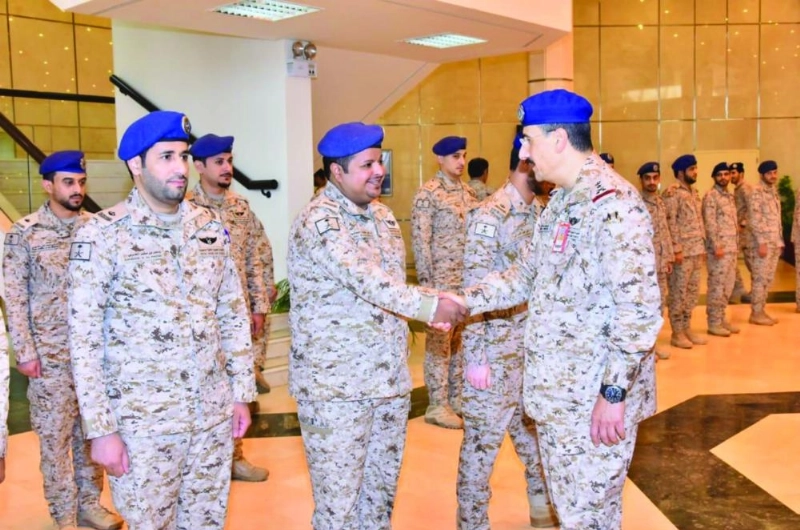 تركي بن بندر خلال الزيارة (واس)