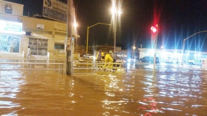 مباشرة أحد البلاغات في حفر الباطن (مكة)