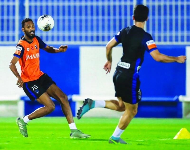 جانب من تدريبات الهلال (إعلامي الهلال)