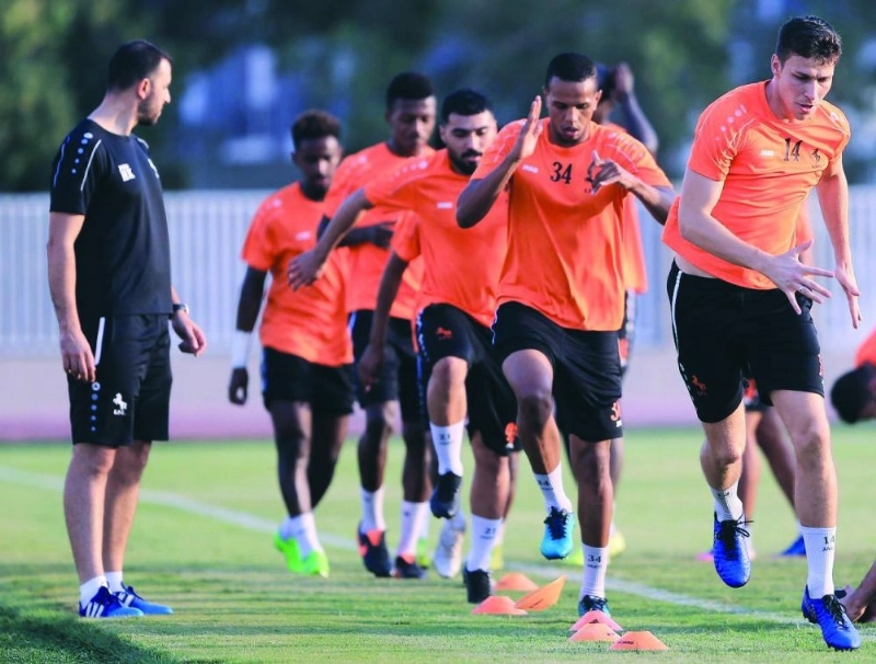 جانب من تدريبات الاتفاق (مكة)
