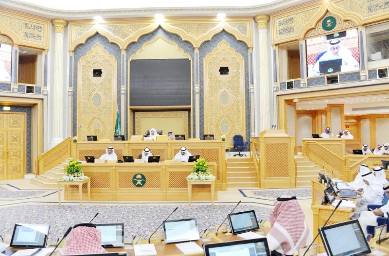 من جلسة مجلس الشورى أمس (مكة)