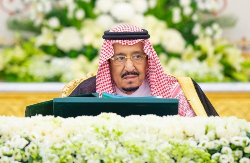 خادم الحرمين الشريفين يرأس جلسة مجلس الوزراء (واس)