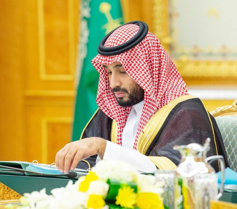 الأمير محمد بن سلمان خلال الجلسة