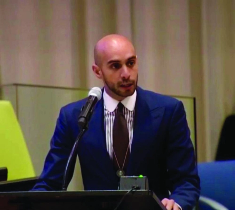 محمد خشعان خلال كلمته (واس)
