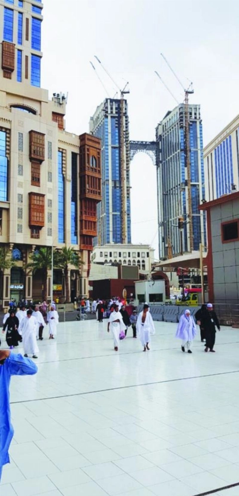 المسجد المعلق بعد التركيب (مكة)