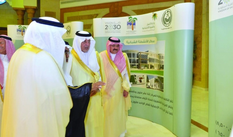 .. ويطلع على المراكز الجديدة المزمع تنفيذها (مكة)