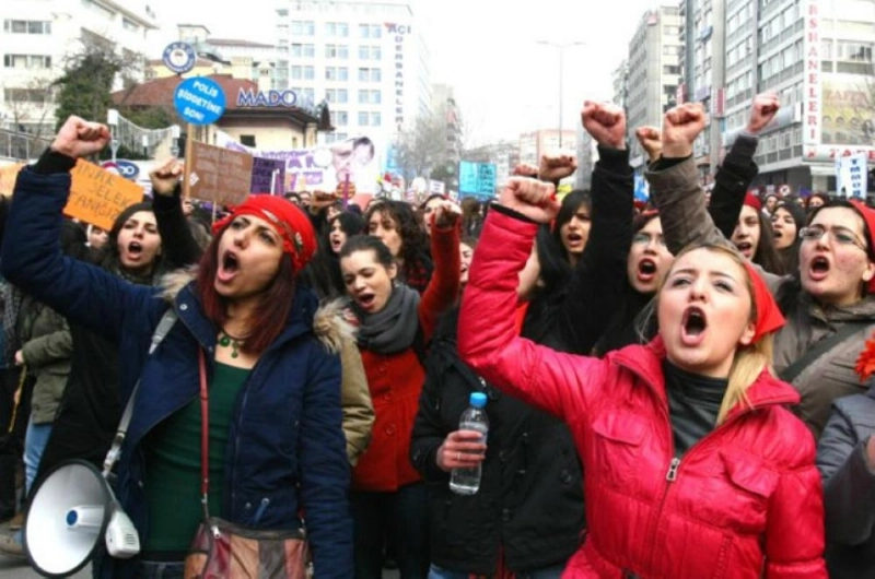 مظاهرة نسائية تركية (مكة)