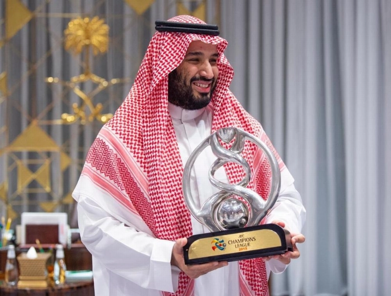 ولي العهد مع كأس دوري أبطال آسيا (واس)