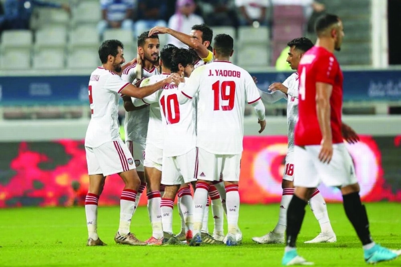 فرحة إماراتية بالفوز على اليمن (إعلامي خليجي 24)