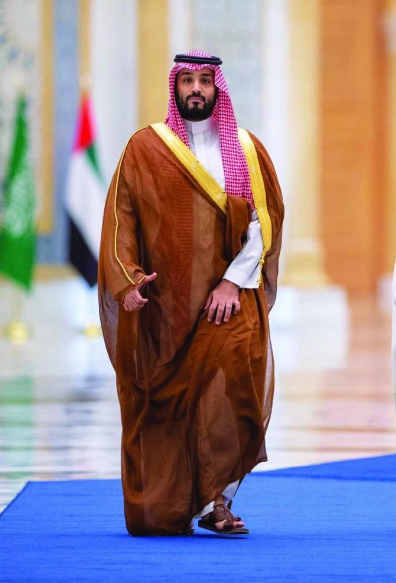 ولي العهد خلال وصوله