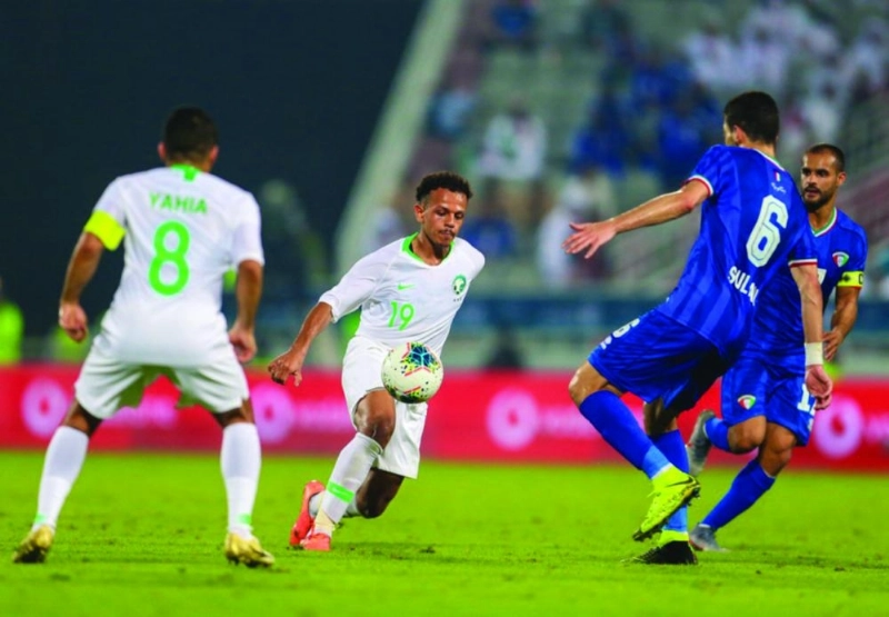 جانب من لقاء الأخضر والأزرق (إعلامي المنتخب السعودي)