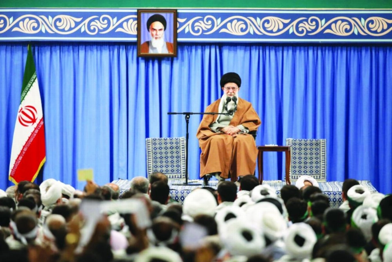 المرشد على خامنئي رسخ مبدأ التبعية الكاملة (د ب أ)