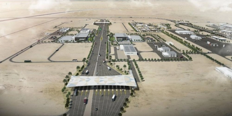 تخيلية لمنفذ البطحاء للشحن (الجمارك)