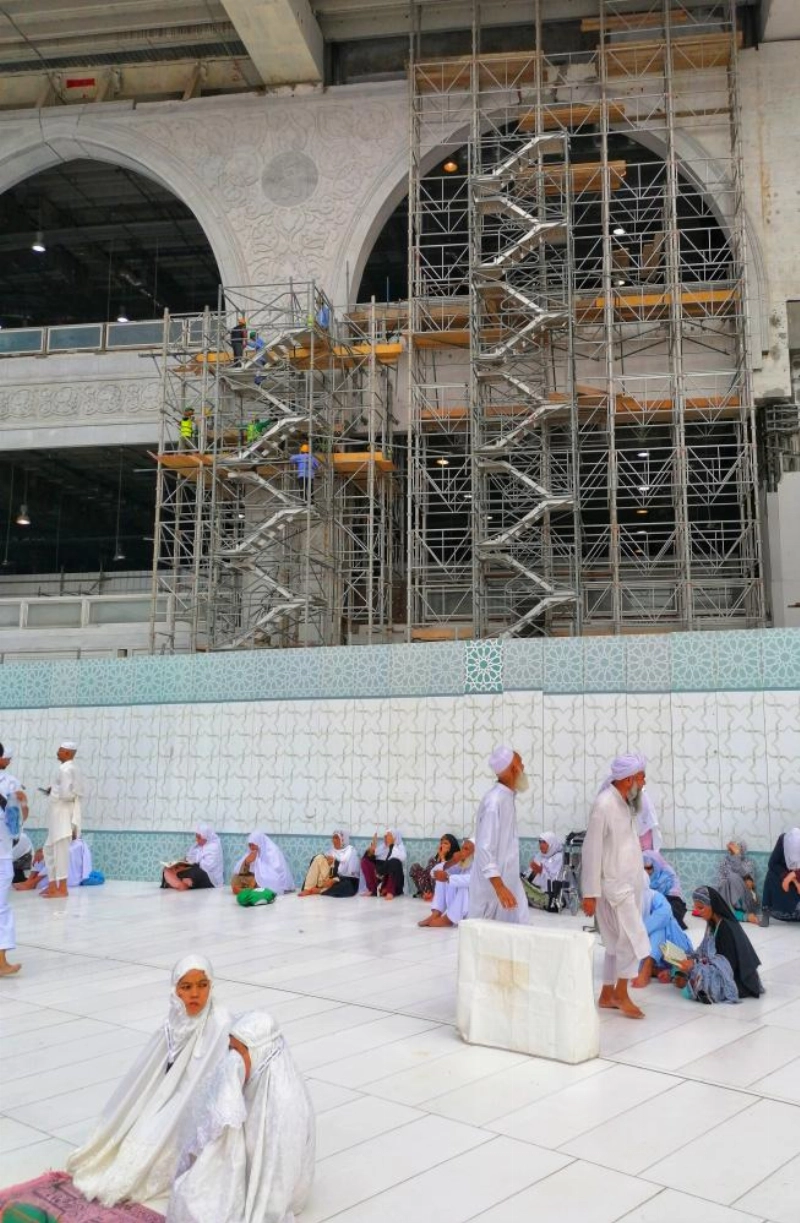 أعمال مشاريع توسعة المسجد الحرام