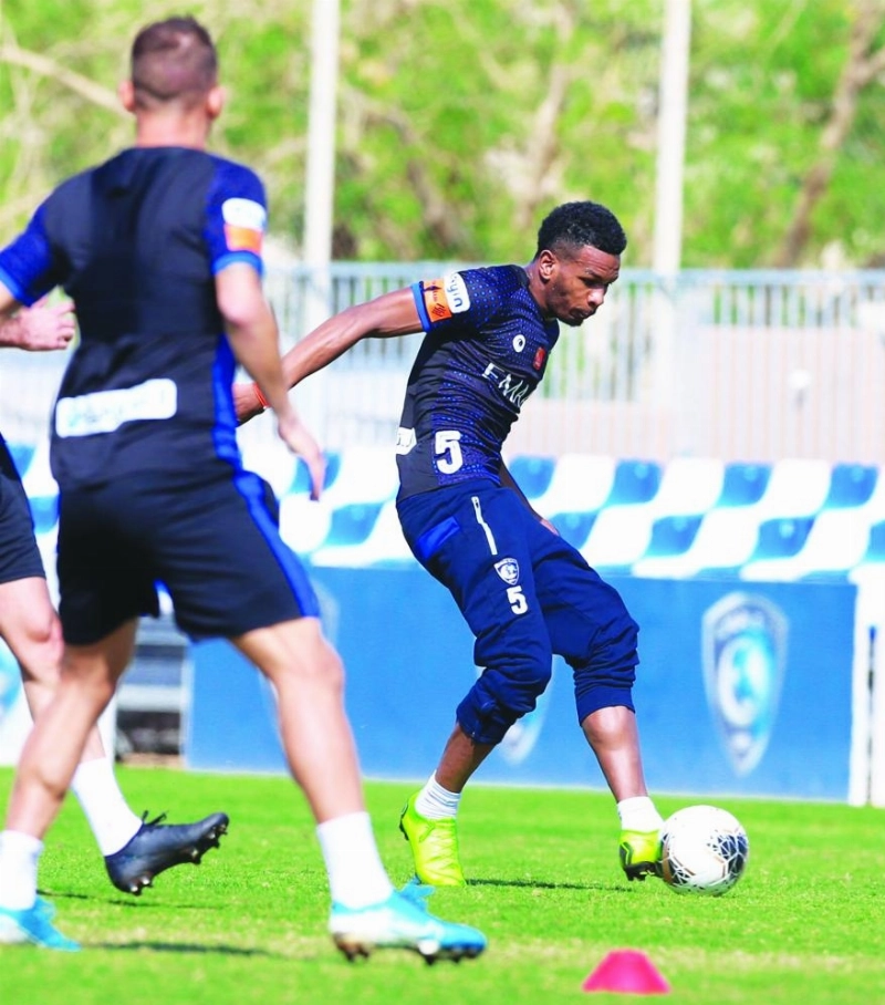 جانب من تدريبات الهلال قبل انطلاق البطولة (إعلامي الهلال)