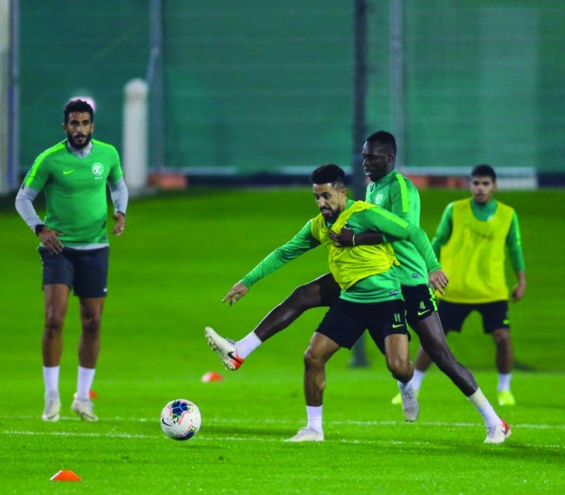 مناورة المنتخب السعودي الأخيرة (مكة)