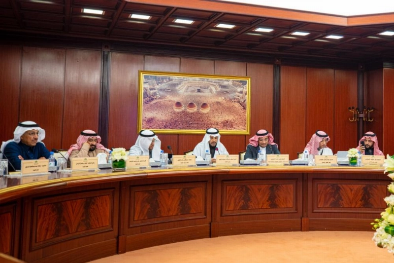 زيارة وفد المجلس الشبابي بالسعودية للكهرباء لمجلس الشورى (مكة)