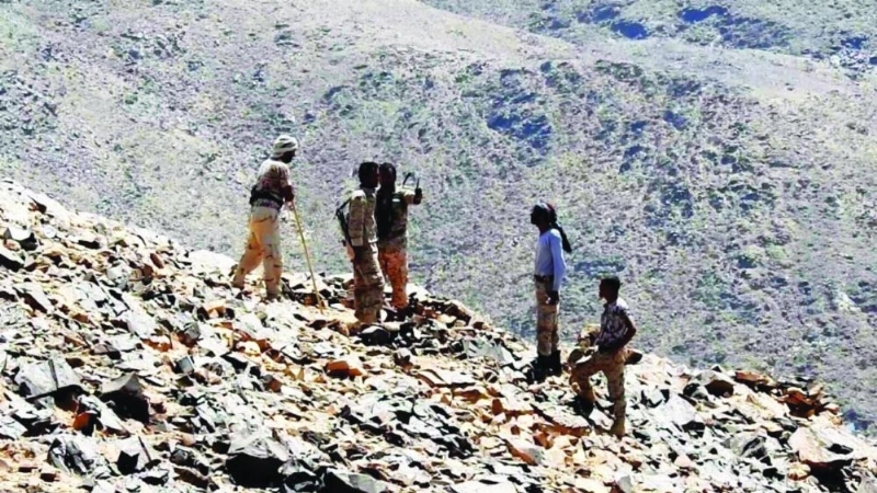 جبل قشعان بالجوف تحت سيطرة الجيش (مكة)