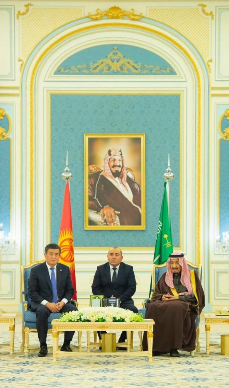 خادم الحرمين ورئيس جمهورية قرغيزستان يشهدان توقيع 6 اتفاقيات ومذكرات تفاهم (واس)