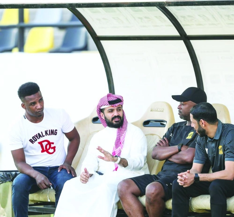 نور والحائلي في تدريب الاتحاد (إعلامي الاتحاد)