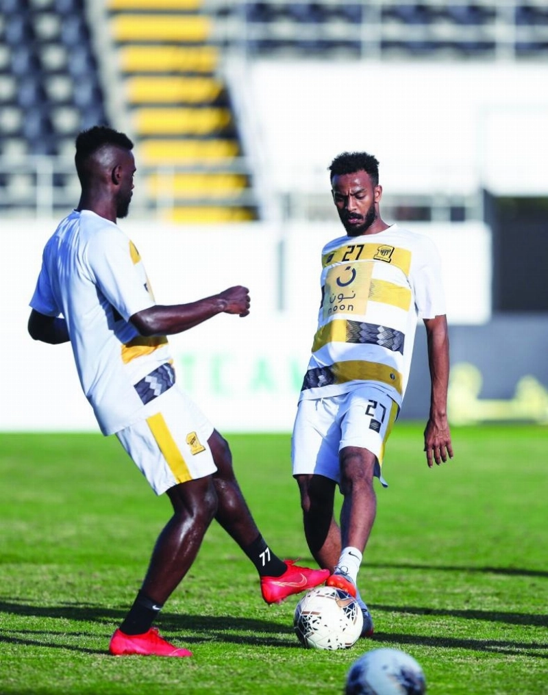 استعدادات الاتحاد لملاقاة الفيحاء (إعلامي الاتحاد)