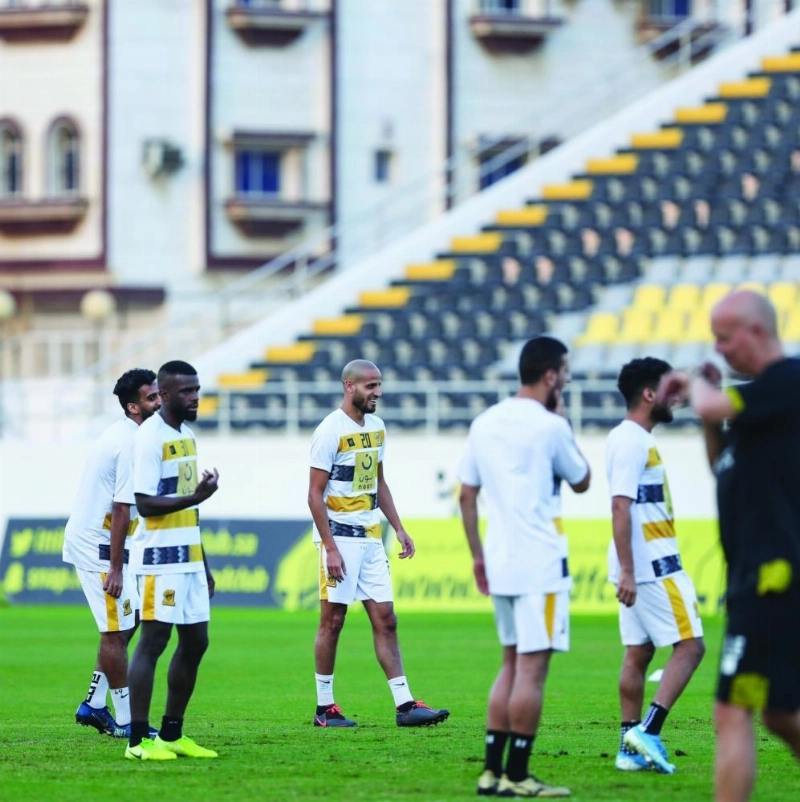 من تدريبات الاتحاد (إعلامي الاتحاد)