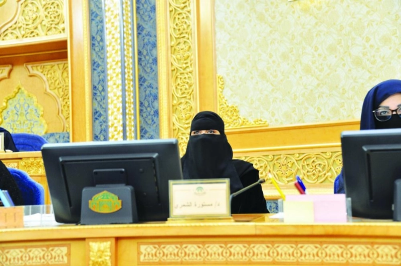 من جلسة الشورى أمس (مكة)