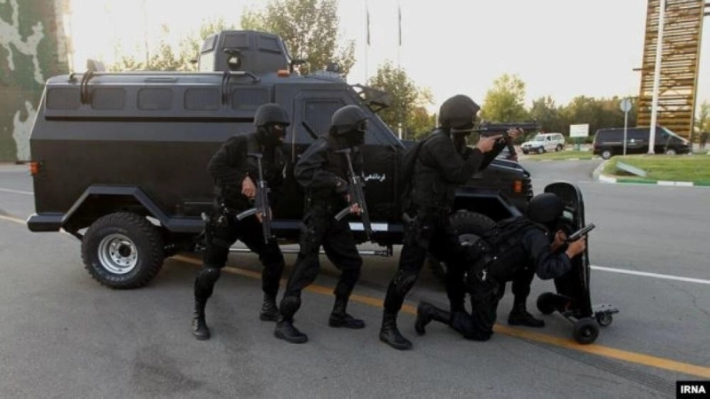 القوات الخاصة الإيرانية خلال أحد التدريبات (راديو فرادا)