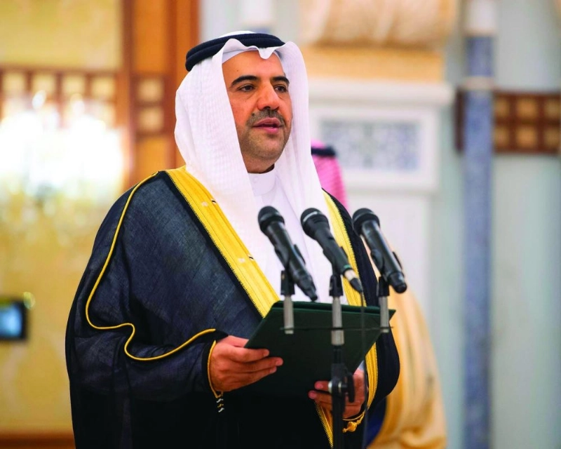 مانع الخامسي يؤدي القسم سفيرا لدى تشيلي