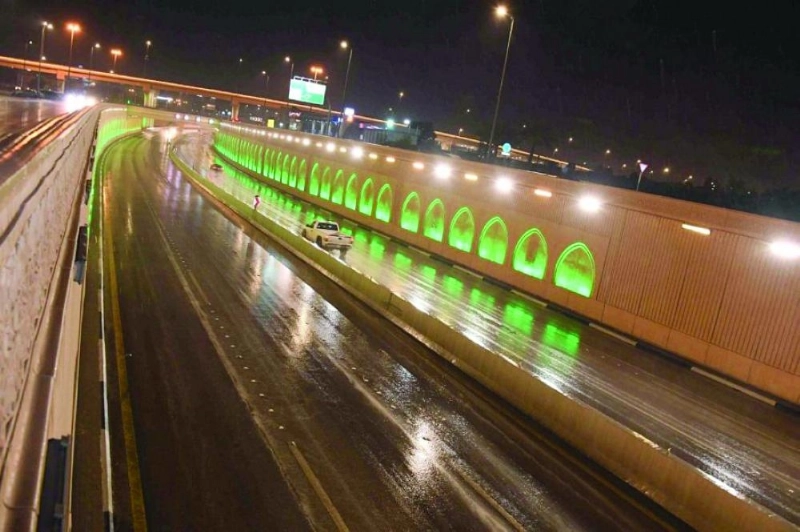 أمطار شهدتها المنطقة الشرقية (مكة)