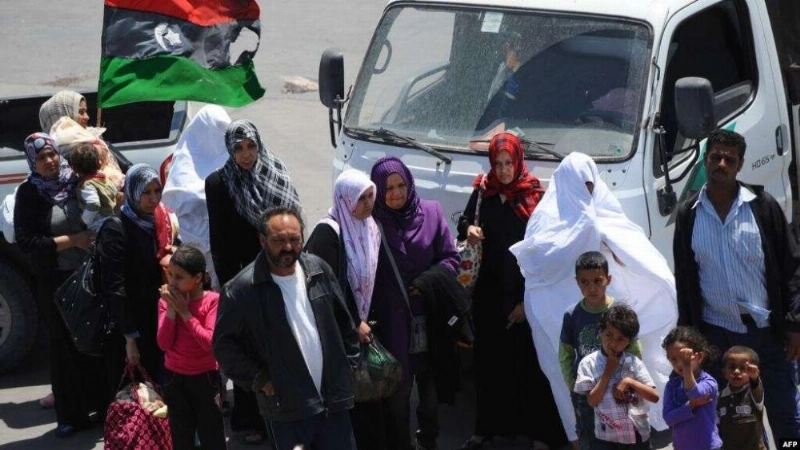 نازحون من الحرب في ليبيا (مكة)