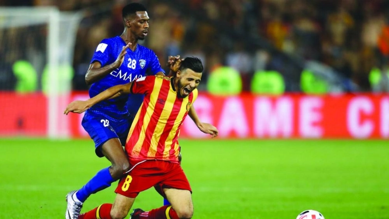 أنيس البدري في مباراة الترجي والهلال بكأس العالم للأندية (تويتر)