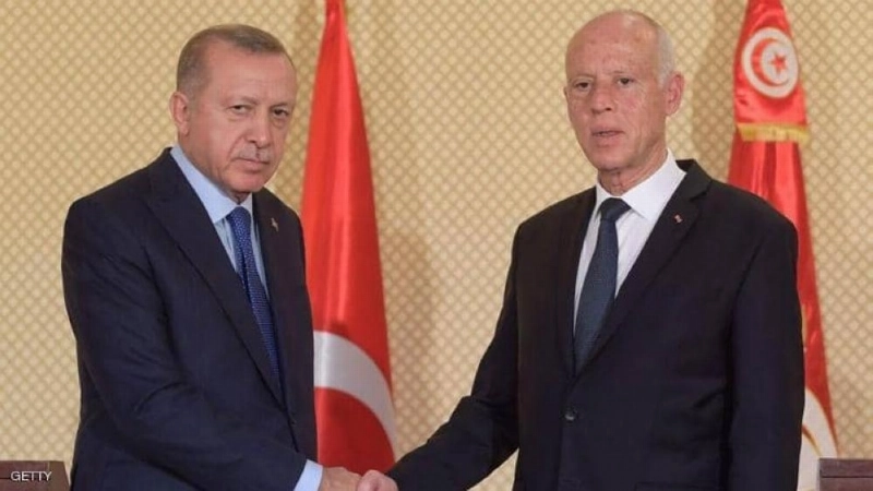 لقاء قيس سعيد وإردوغان (مكة)