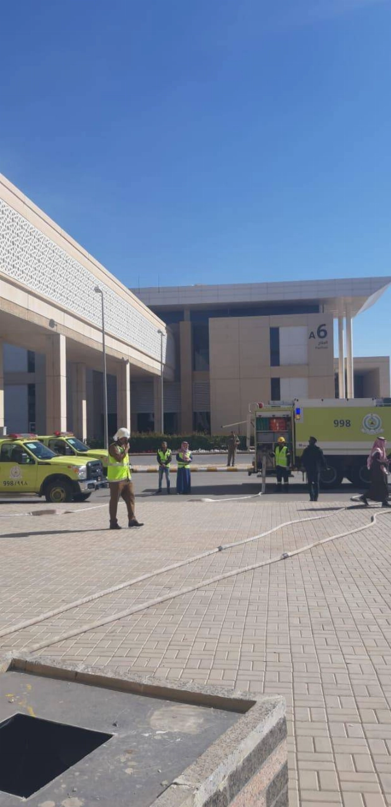 تنفيذ خطة إخلاء فرضية بجامعة الأميرة نورة