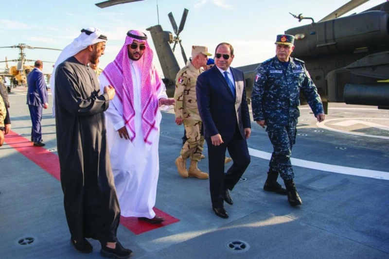 الأمير خالد بن سلمان لدى حضوره فعاليات افتتاح القاعدة (واس)